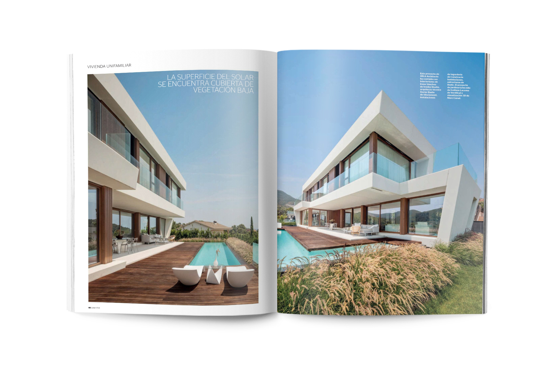 "A house oriented towards landscape " Our residential project Panoramic House has been published in CASA VIVA's magazine number 287.