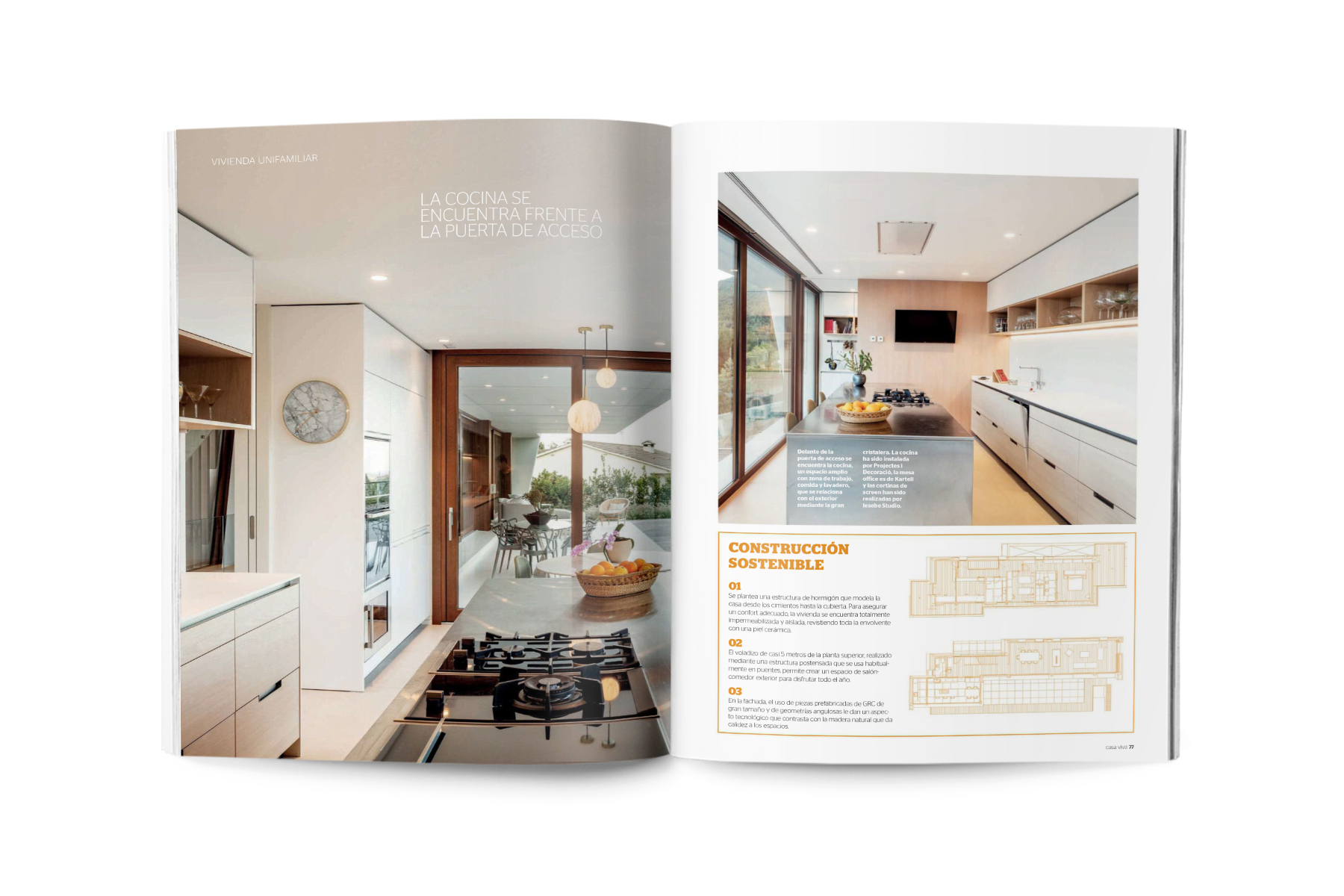 "A house oriented towards landscape " Our residential project Panoramic House has been published in CASA VIVA's magazine number 287.