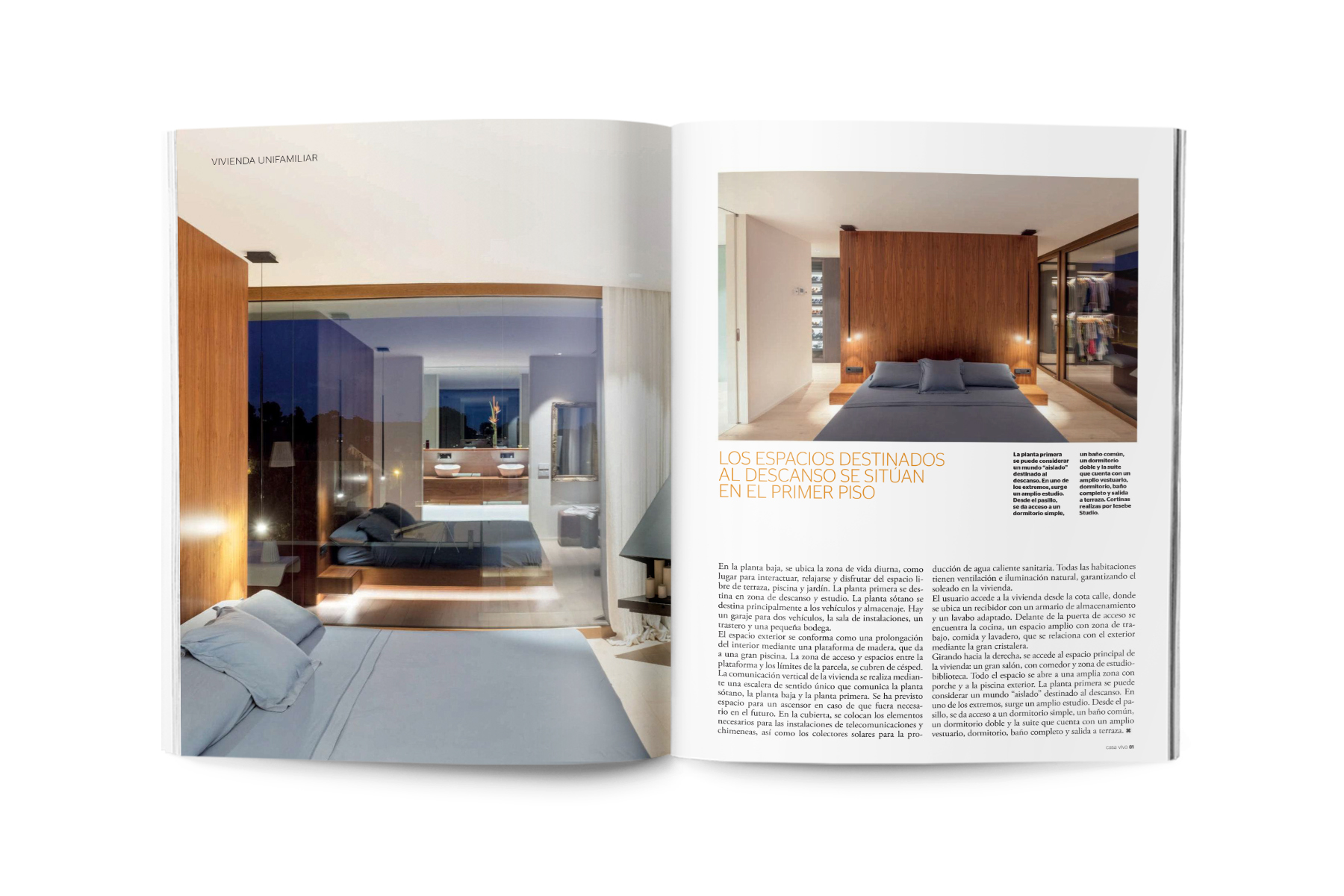 "A house oriented towards landscape " Our residential project Panoramic House has been published in CASA VIVA's magazine number 287.