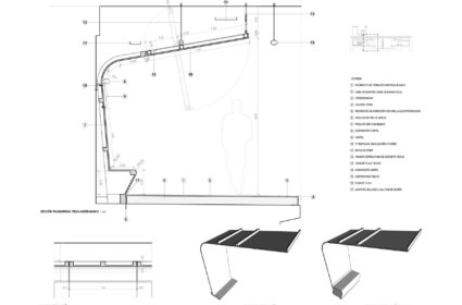 La estación de metro Drassanes fue uno de nuestros retos. Las piezas prefabricadas GRC nos permitieron crear un sistema continuo y adaptable.