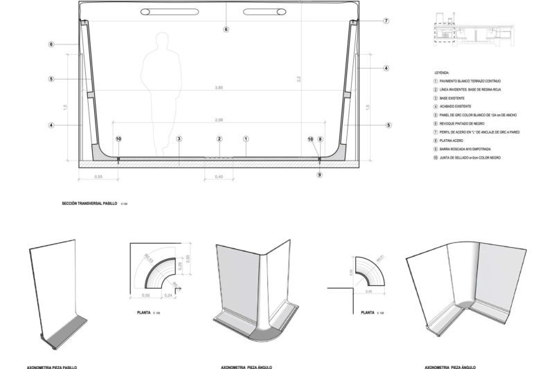 La estación de metro Drassanes fue uno de nuestros retos. Las piezas prefabricadas GRC nos permitieron crear un sistema continuo y adaptable.