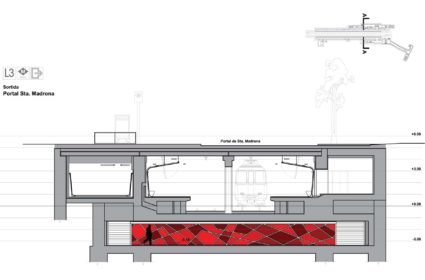 La estación de metro Drassanes fue uno de nuestros retos. Las piezas prefabricadas GRC nos permitieron crear un sistema continuo y adaptable.