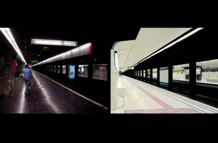 La estación de metro Drassanes fue uno de nuestros retos. Las piezas prefabricadas GRC nos permitieron crear un sistema continuo y adaptable.