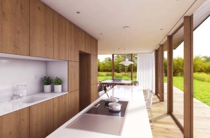 Casa prefabricada, diseño sostenible y la tecnología se unen para crear innovadoras casas prefabricadas ecológicas de madera.