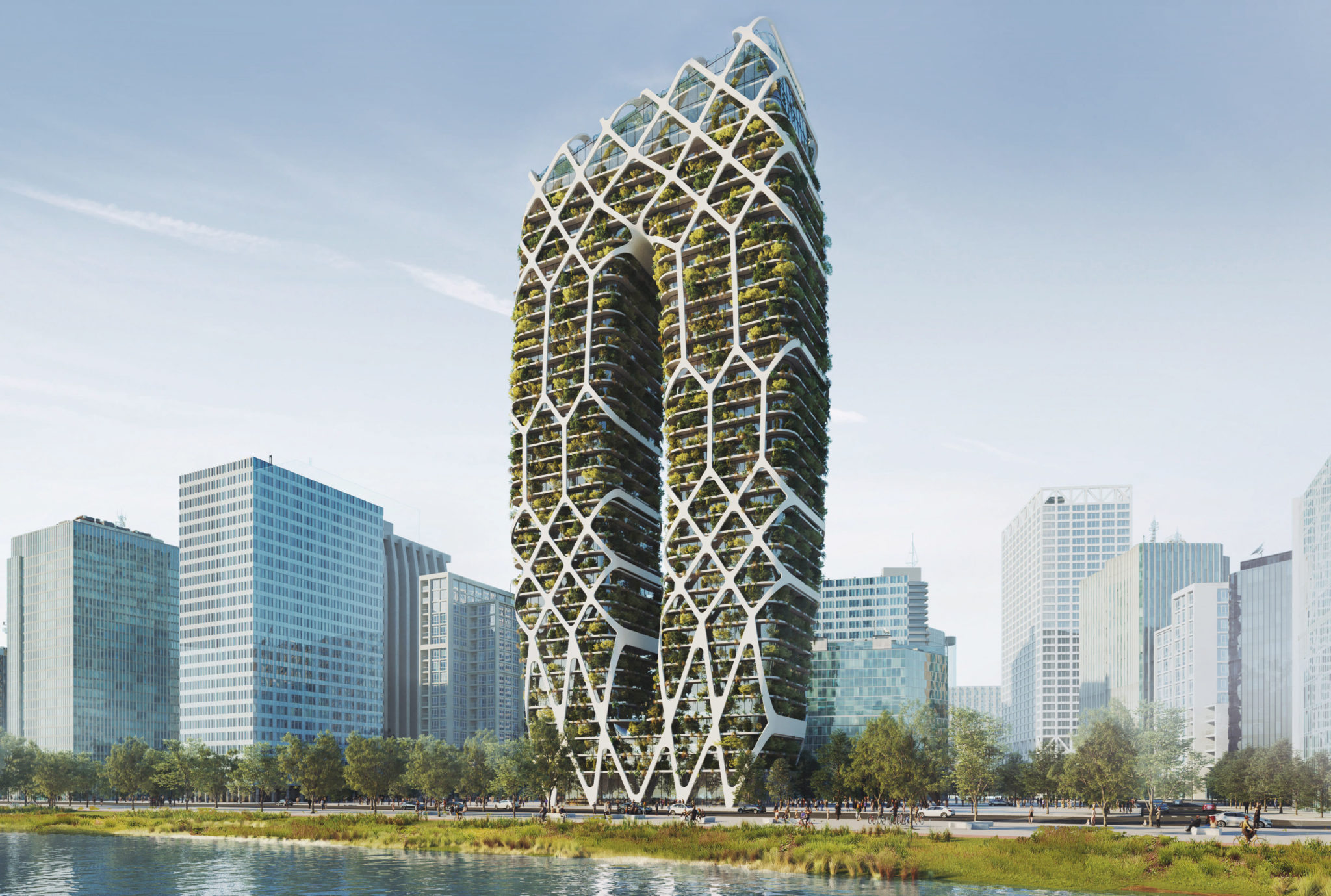 Proyecto que utilizamos la bioarquitectura para crear un edificio green de lujo y para conectar de nuevo con la naturaleza en espacios urbanos.