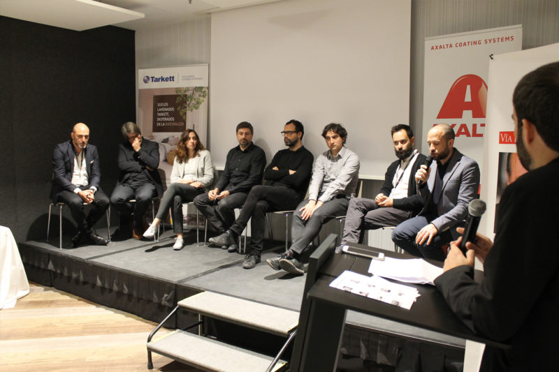 Grupo Vía organized the conference “Agora: New projects of residential architecture”. Jordi Fernández who presented “el Rengle Residential”.