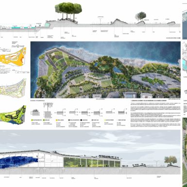 Llano Amarillo Waterfront es una propuesta de re-estructuración urbana en Algeciras que busca aproximarse al mar a través de una topografía.