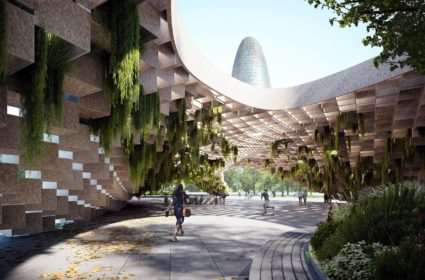 The Green Shadow es una propuesta para explorar el potencial de las estructuras sostenibles en zonas urbanas