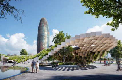 The Green Shadow es una propuesta para explorar el potencial de las estructuras sostenibles en zonas urbanas