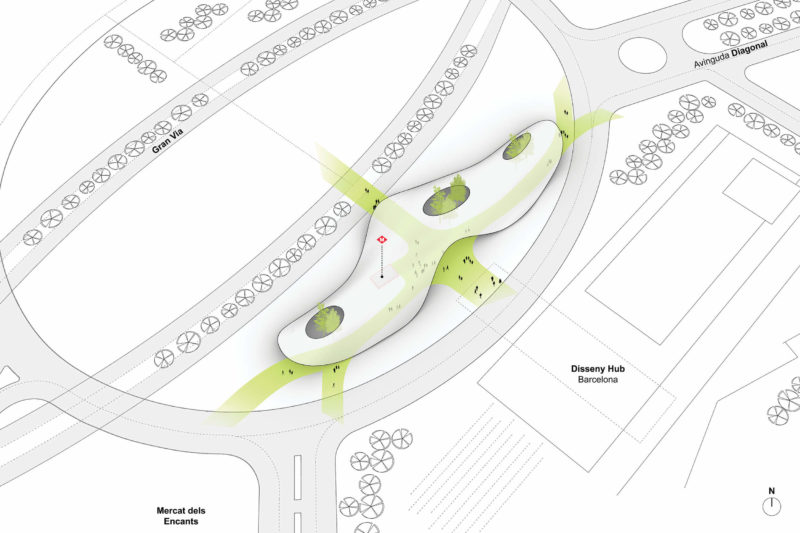 The Green Shadow es una propuesta para explorar el potencial de las estructuras sostenibles en zonas urbanas