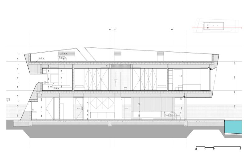 Localizado en una zona residencial, el proyecto con estructura prefabricada en madera y gestión BIM, se orienta a las mejores vistas.