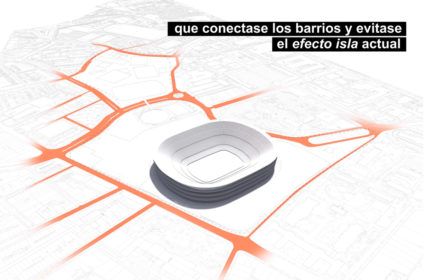 Convertir el Camp Nou en un parque es la propuesta para la ciudad de Barcelona y utilizar la bioarquitectura como estrategia de renaturalizacion.