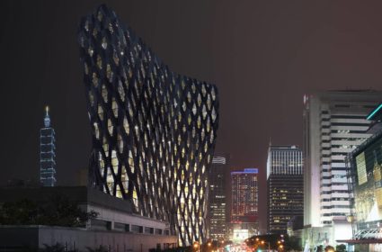 Realizado gracias a la arquitectura paramétrica, el edificio Smart Mesh experimenta nuevas formas arquitectónicas, creando espacios únicos.