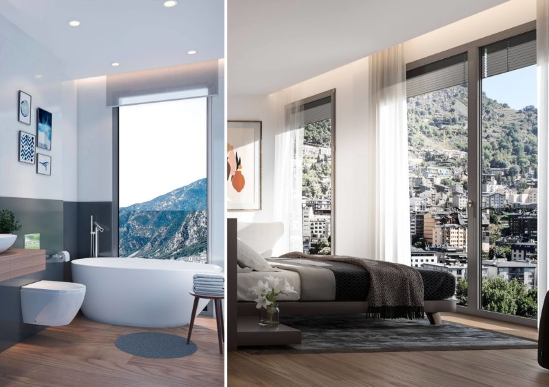 La Torre Zenit es el primer proyecto de ON-A en Andorra, un hito arquitectónico y un referente del residencial de lujo en la zona.