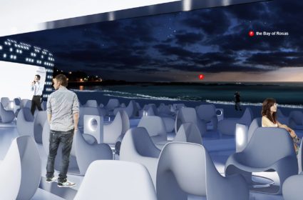 The proposal for the Café del Mar in Roses (Girona) came on the heels of the 5 Senses Lounge Bar in Empuriabrava.