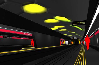 Can a subway station change its look? Can the passengers change the image of the space? We want the regular user to feel the station every day.