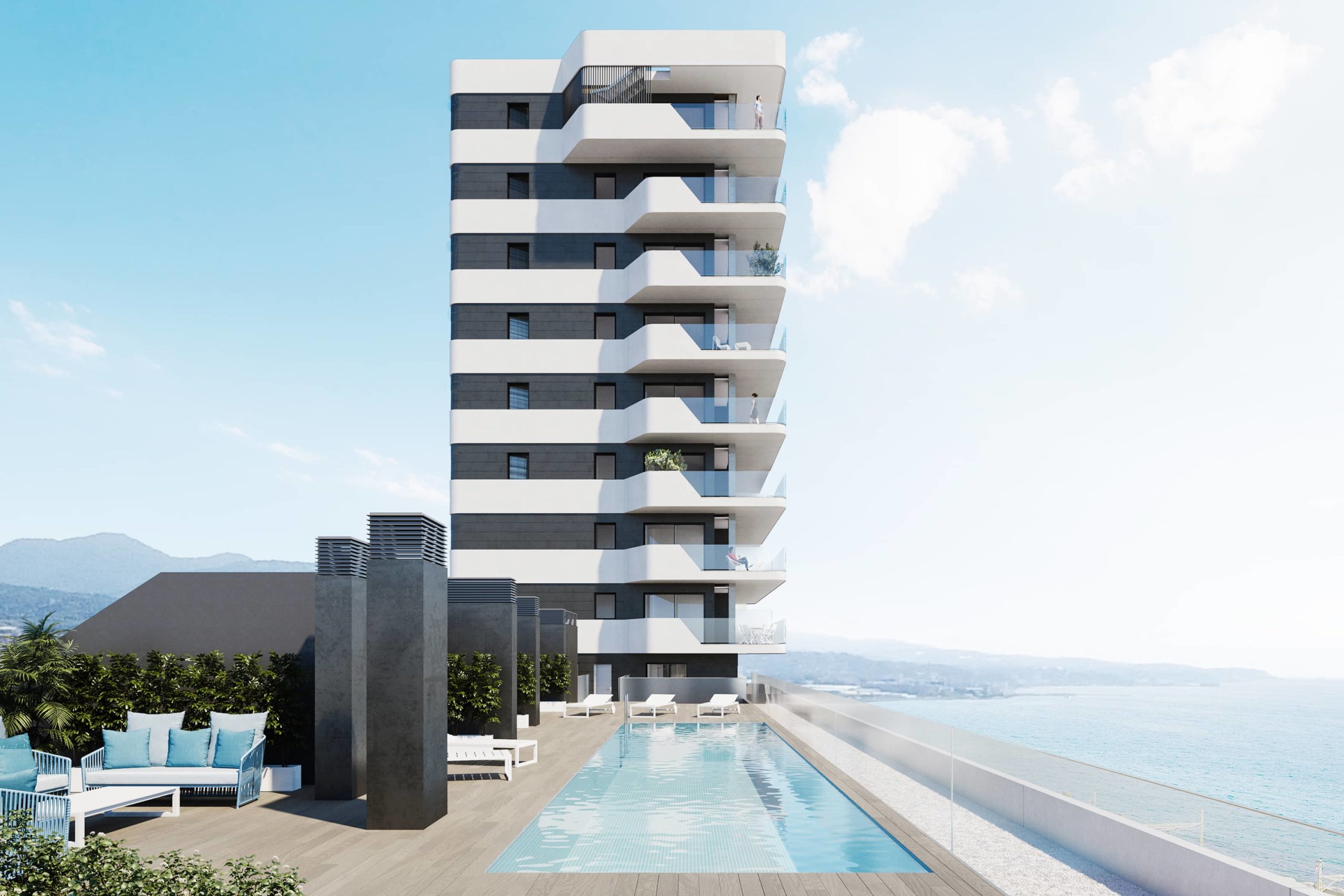 This unique building, promoted by Sorigue, is the second project ON-A develops with the promoter in the Rengle sector of Mataró.