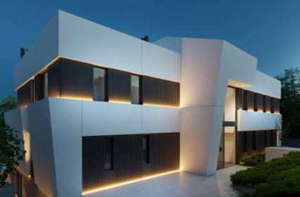 A single-family home, located outside Barcelona. The elevation and topography put the city at your feet and offer views of the sea.
