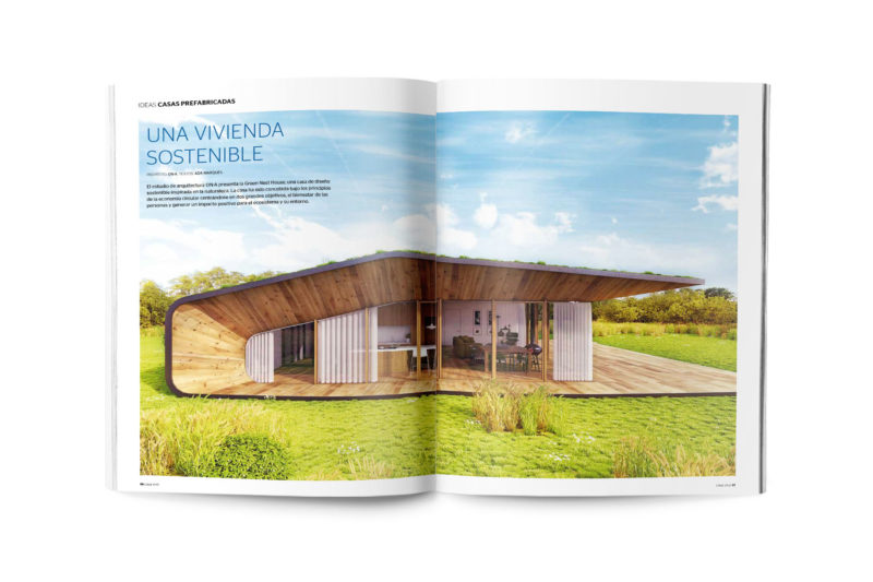 REVISTA CASA VIVA Nº297 - una vivienda prefabricada - green nest house