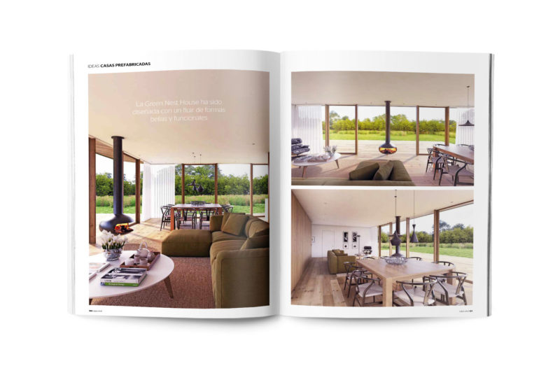 REVISTA CASA VIVA Nº297 - una vivienda prefabricada - green nest house