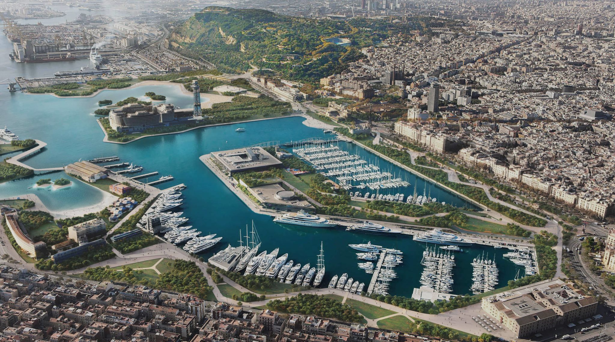 Parc Blau - The relink of Barcelona with the sea