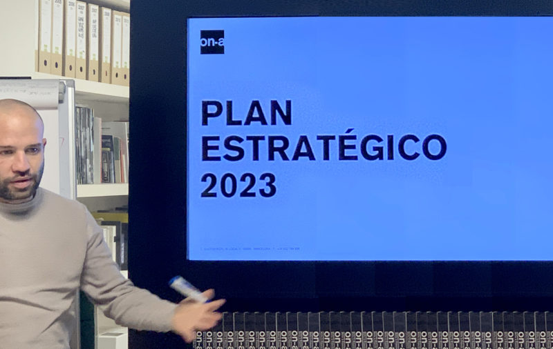 Strategic Plan 2023. We kicked off 2023 by presenting the strategic plan to ON-A's team.