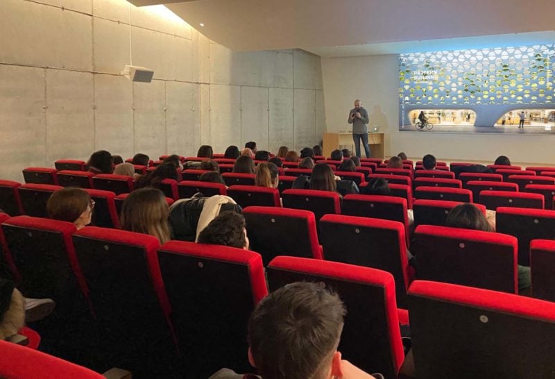 Lecture "Reality and Fiction" at the ARTS LAB Conference organised by Escola d'Art d'Olot | Feb - 2023. Activities enjoyed by Graphic Design and Interior Design students.