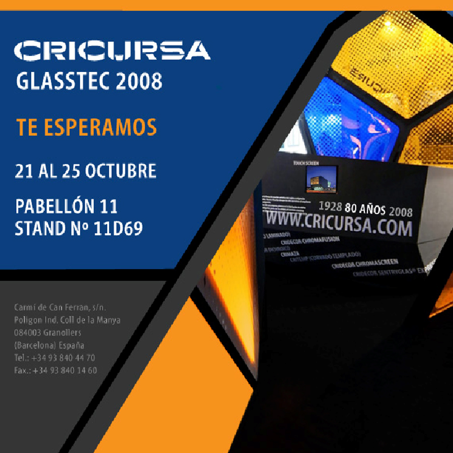 STAND CRICURSA IN GLASSTEC 2008