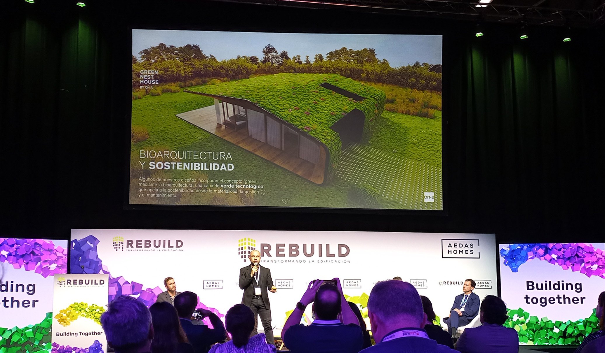 ON-A at REBUILD 2023, a space for learning and synergies - we are happy to see how the building sector is advancing, albeit little by little, in digitisation, industrialisation, sustainability, and innovation.