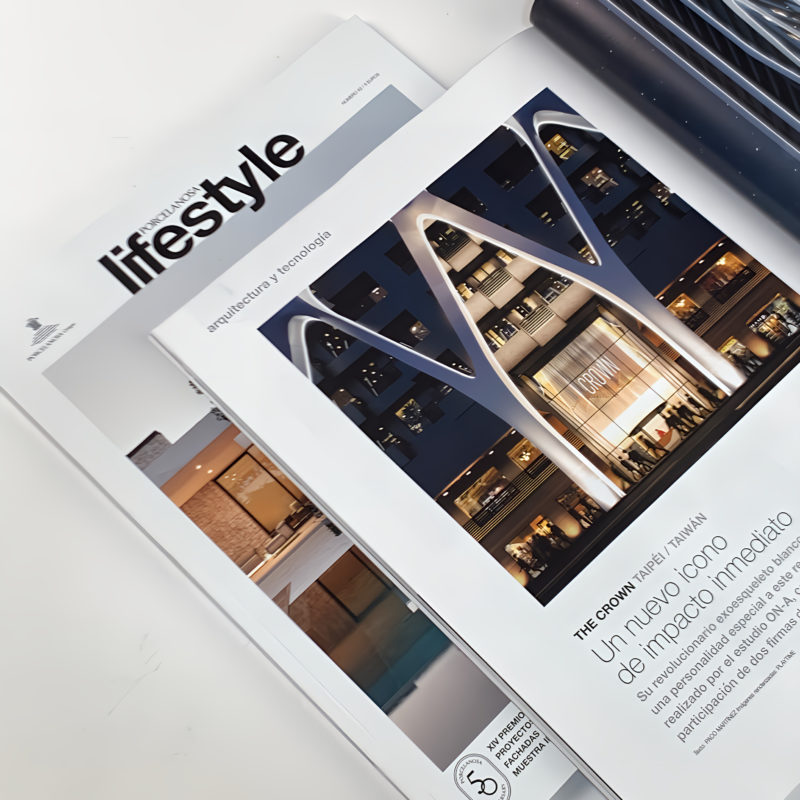 Innovation in architecture. The Crown features in Lifestyle magazine – Porcelanosa