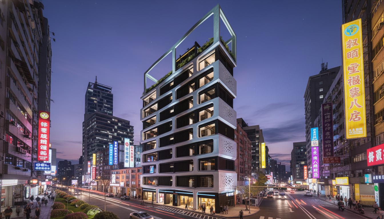 Hotel Pois Pois: una evolución orgánica de la arquitectura urbana en Taipéi