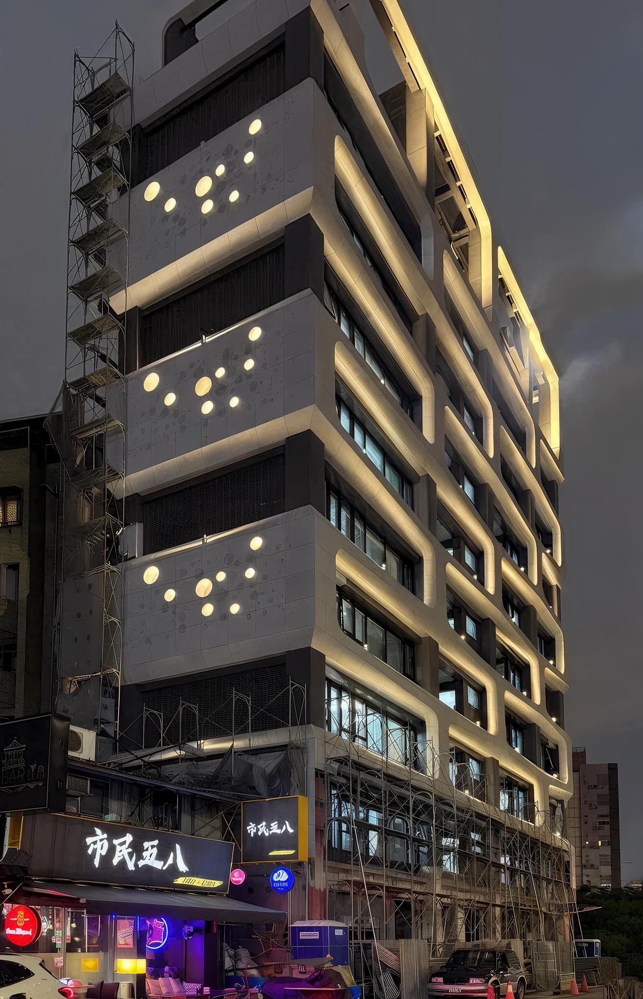 Hotel Pois Pois: una evolución orgánica de la arquitectura urbana en Taipéi